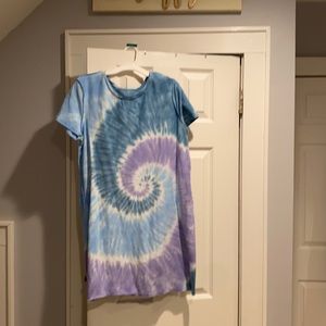 Super cute tie dye swirl dress
